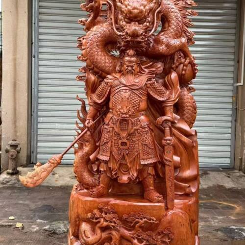 Wooden Carving of Guan Yu
