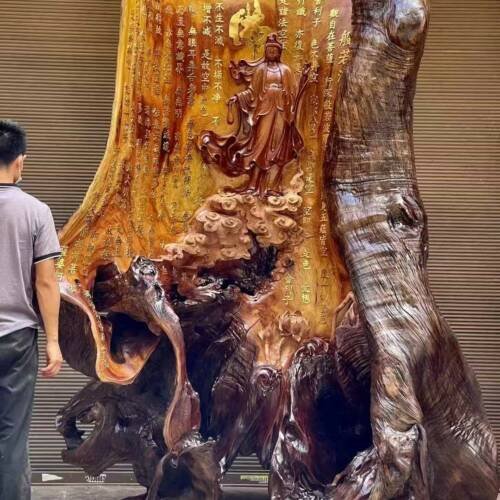 Wooden Carving of Guanyin